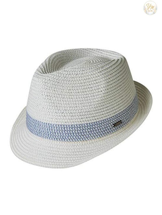 Packable Straw Fedora Sun Hat with UPF 50 for Travel Beach main image 4